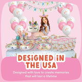ecoZen Purple Unicorn Birthday Party Decorations Magical Horse