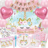 Unicorn Birthday Decorations Unicorn Party Supplies for Girls