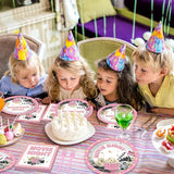 96Pcs Movie Night Party Supplies Pink Movie Birthday Plates and