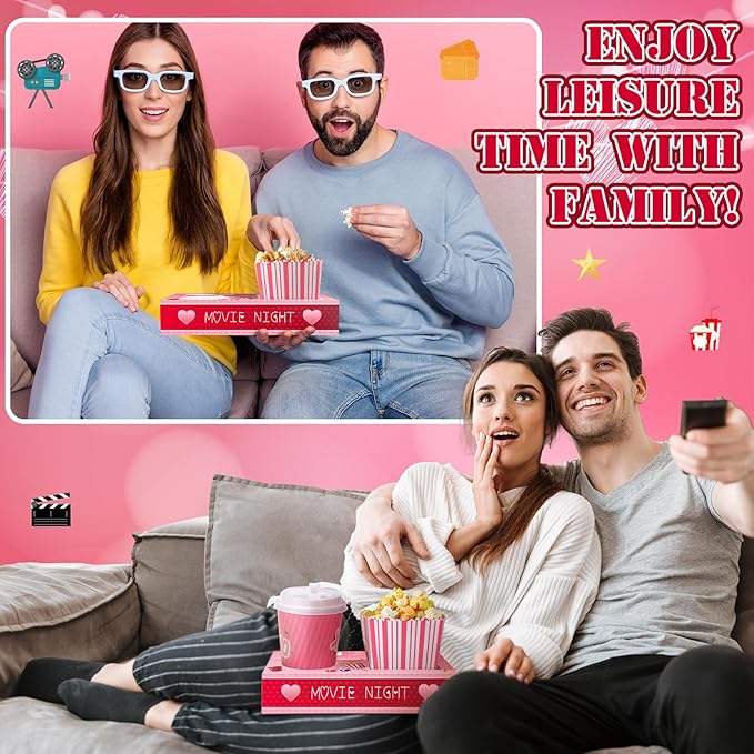 20 Pcs Valentine's Day Movie Night Supplies Galentines Movie Night