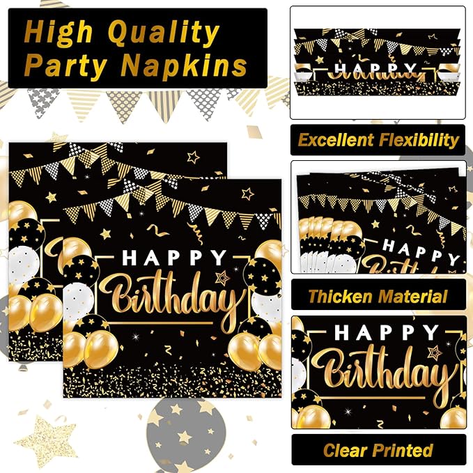 Birthday Oval Paper Plate 11inch Large Happy Birthdays Plates and