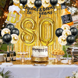80th Birthday Decorations Cheers to 80 Years Party Decorations for