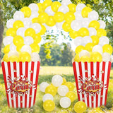 Sosation 1 Pack Giant Popcorn Box Prop Cardboard Stand up with