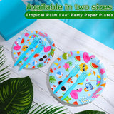 Havawish 240 Pcs Summer Hawaii Paper Tableware Napkins Beach Party