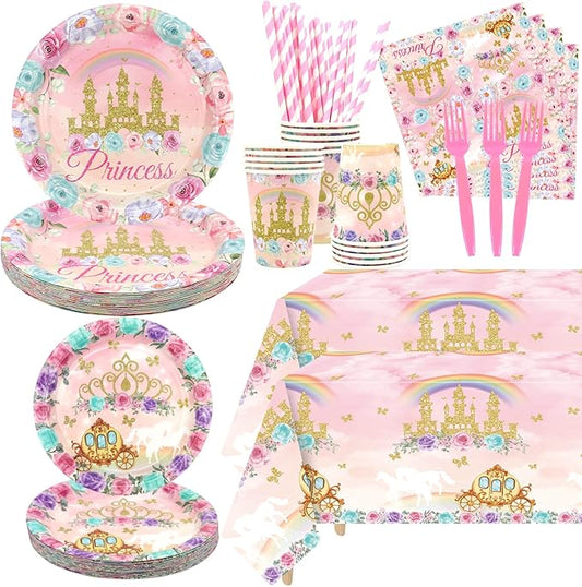 Princess Birthday Party Decorations Serves 20 Guests Including