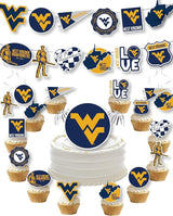West Virginia Party Supplies for Football, Birthday Gift, WVU