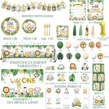 Wild Birthday Decorations Safari Birthday Decorations 239Pcs Wild
