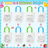 Summer Coloring Goodie Bags for Kids 24Pcs Hello Summer Beach Bulk