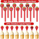 208PCS Strawberry Party Favors Berry First Birthday Decor Theme