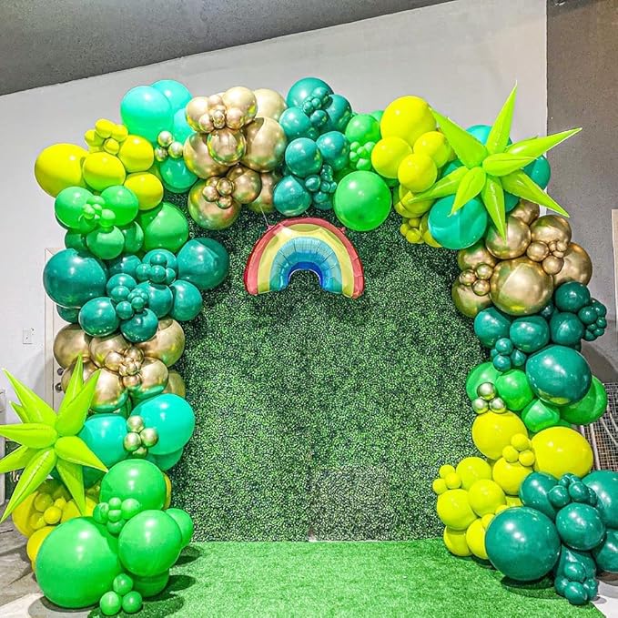 Green Balloon Arch Kit, ADOINBY 140Pcs Emerald Dark Lime Pastel Green