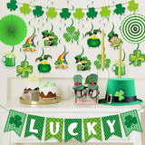 Pre Strung St Patricks Day Decorations Shamrock St Patricks Day