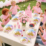 96Pcs Princess Birthday Party Supplies Princess Birthday Plates and