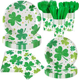140Pcs St Patrick's Day Party Supplies St Patrick's Day Plates and