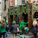 St Patricks Day Garland Decor 50Ft Glitter Tinsel Irish Shamrock