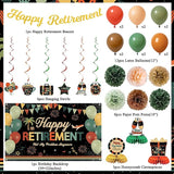 Retirement Decorations for Men Women Colorful Vintage Retirement