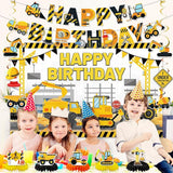 Construction Birthday Party Supplies & Decorations Kit with