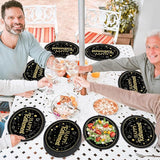 50Pcs Happy Retirement Party Oval Plates 11 Inch Large Retirement