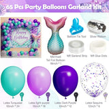 Mermaid Birthday Decorations 242 PCS Girs Party Supplies &