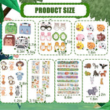 110 Pcs Jungle Safari Party Favors Animal Theme Party Surprised kit