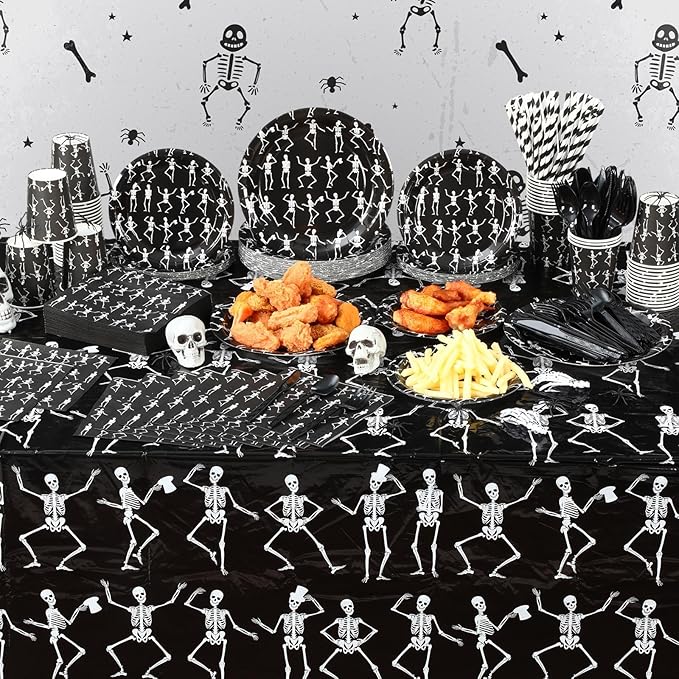 452 Pcs Halloween Skeleton Party Decorations Human Bones Dancing