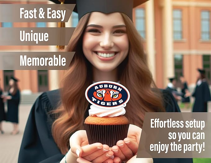 Auburn Party Supplies for Football, Birthday Gift, Graduation Party