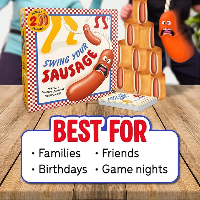 Lucky Egg Swing Your Sausage - Hilarious Family Party Game - Indoor