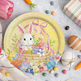 Happy Easter Supplies Kit for 16 Guests Easter Bunny Decorations