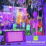 100W LED Black Lights Blacklight Flood Light for Halloween