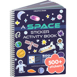 CUPKIN Outer Space Sticker Book for Kids 2-4, 500+ Kids Stickers 12