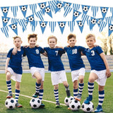 Faccito 5 Pack Blue Soccer Banners Soccer Party Decorations Sports