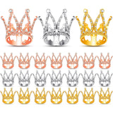24 Pcs Crown Cake Topper Mini Baby Crown Tiny Queen Small Alloy Multi 