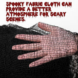 8 Pack Halloween Creepy Cloth 72 x 30 Inch Scary Spooky Fabric Cloth