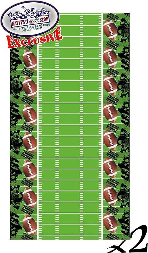 Deluxe Football Theme Party Supplies Set for 20 People Includes 20