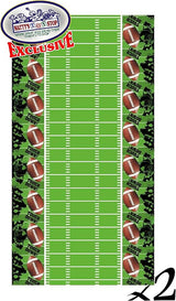 Deluxe Football Theme Party Supplies Set for 20 People Includes 20