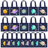 BANBALLON 20 PCS Outer Space Party Favor Bags Space Gift Bags Treat