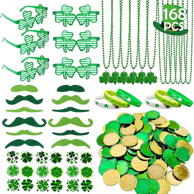 St Patrick's Day Accessories 168 PCS Saint Patricks Party
