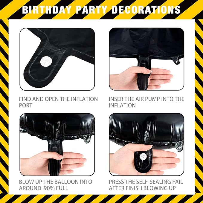 Construction Birthday Party Supplies Excavator Birthday Decorations