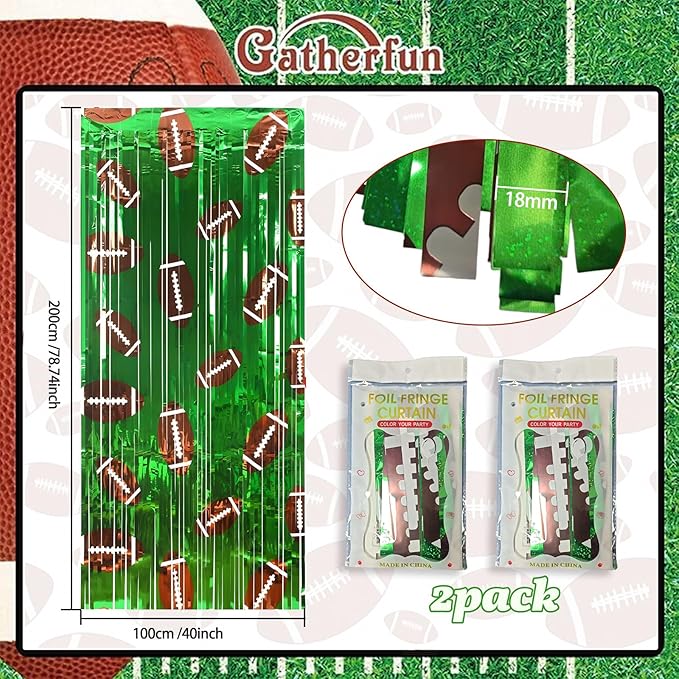 Football Party Decorations for Game Day & Tailgate Events 220 Pcs
