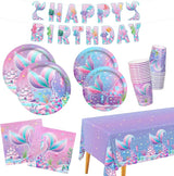Mermaid Birthday Decorations for 25 Guests Mermaid party supplies