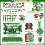 Football Party Supplies Tableware Set Football
