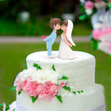 2.2" Wedding Cake Topper Bride Groom, Resin Couple Statue Decorative