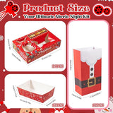 48PCS Christmas Movie Night Party Supplies 24 Snack Boxes 12 Food