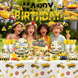 Construction Birthday Party Supplies Plates Napkins Cups Cutlery