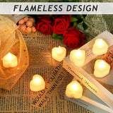 Valentines Decorations Red Rose Petals and Candles Set 1000 Pcs Fake