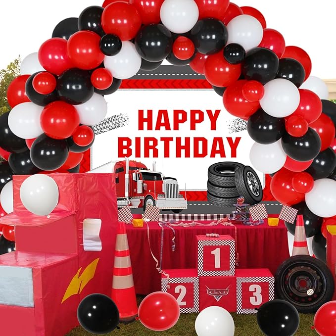 Construction Truck Birthday Party Decorations Semi Truck Happy