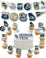 Georgia Tech Party Supplies for GT Football, Birthday Gift,