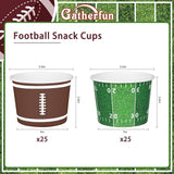 Football Party Supplies Kit for 50 Guests Snack Cups for Football