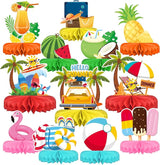 Beach Party Decorations Kit Beach Themed Honeycomb Centerpieces and