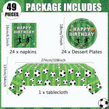 Soccer Party Supplies Serves 24 Soccer Birthday Decorations Party