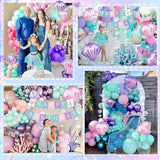 Mermaid Birthday Decorations Birthday Decorations for Girls Women
